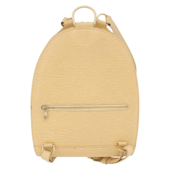 LOUIS VUITTON Epi Mabillon Backpack Vanilla M5223A LV Auth 207003
