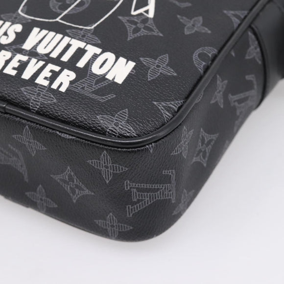 LOUIS VUITTON Monogram Eclipse Danube PM Shoulder Bag M43677 LV Auth 207007M