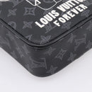 LOUIS VUITTON Monogram Eclipse Danube PM Shoulder Bag M43677 LV Auth 207007M-11