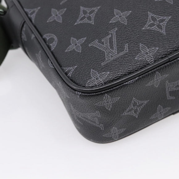 LOUIS VUITTON Monogram Eclipse Danube PM Shoulder Bag M43677 LV Auth 207007M