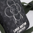 LOUIS VUITTON Monogram Eclipse Danube PM Shoulder Bag M43677 LV Auth 207007M-18