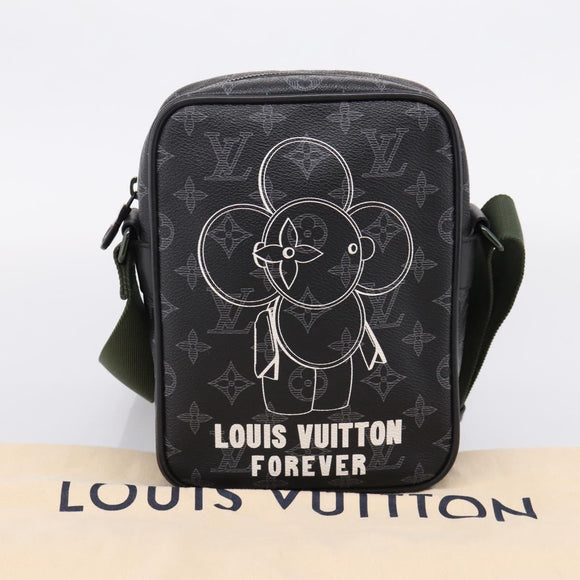 LOUIS VUITTON Monogram Eclipse Danube PM Shoulder Bag M43677 LV Auth 207007M