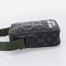 LOUIS VUITTON Monogram Eclipse Danube PM Shoulder Bag M43677 LV Auth 207007M-3