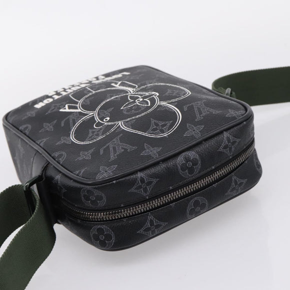 LOUIS VUITTON Monogram Eclipse Danube PM Shoulder Bag M43677 LV Auth 207007M