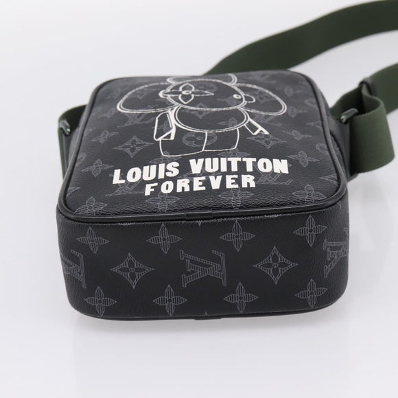 LOUIS VUITTON Monogram Eclipse Danube PM Shoulder Bag M43677 LV Auth 207007M