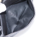 Bally Chain Shoulder Bag Leather Black Gold Auth 207009A-23