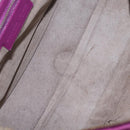 Bottega Veneta INTRECCIATO Boston Bag Leather Purple Gold 173398 Auth 207010V-11