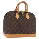 LOUIS VUITTON Monogram Alma Hand Bag M51130 LV Auth 207011V-1