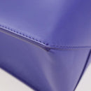 Balenciaga Hand Bag Leather 2way Purple Gold Silver Auth 207015V-18