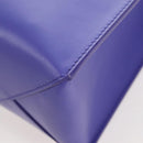 Balenciaga Hand Bag Leather 2way Purple Gold Silver Auth 207015V-16