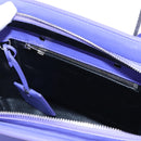 Balenciaga Hand Bag Leather 2way Purple Gold Silver Auth 207015V-29