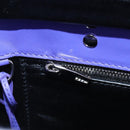 Balenciaga Hand Bag Leather 2way Purple Gold Silver Auth 207015V-31