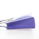 Balenciaga Hand Bag Leather 2way Purple Gold Silver Auth 207015V-3