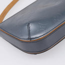 LOUIS VUITTON Monogram Mat Fowler Hand Bag Navy M55145 LV Auth 207018V-15