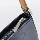 LOUIS VUITTON Monogram Mat Fowler Hand Bag Navy M55145 LV Auth 207018V-18
