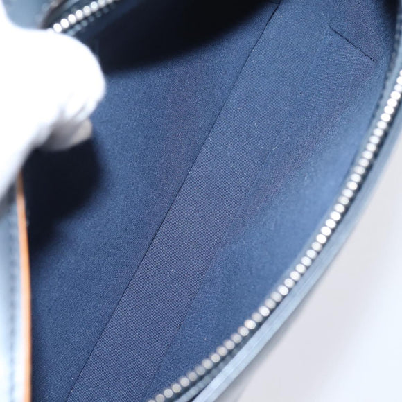 LOUIS VUITTON Monogram Mat Fowler Hand Bag Navy M55145 LV Auth 207018V