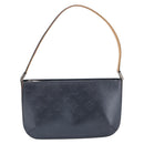 LOUIS VUITTON Monogram Mat Fowler Hand Bag Navy M55145 LV Auth 207018V-13