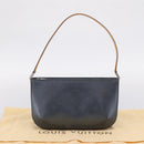 LOUIS VUITTON Monogram Mat Fowler Hand Bag Navy M55145 LV Auth 207018V-12