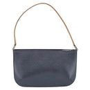 LOUIS VUITTON Monogram Mat Fowler Hand Bag Navy M55145 LV Auth 207018V-2