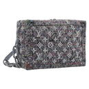 LOUIS VUITTON Monogram Felt Soft Trunk Bag Gray M58741 LV Auth 207022SAM-1