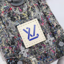LOUIS VUITTON Monogram Felt Soft Trunk Bag Gray M58741 LV Auth 207022SAM-17