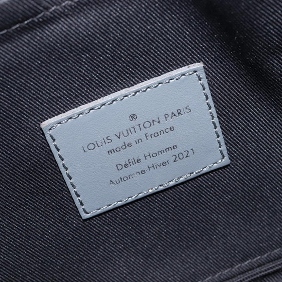LOUIS VUITTON Monogram Felt Soft Trunk Bag Gray M58741 LV Auth 207022SAM