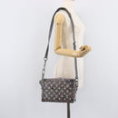 LOUIS VUITTON Monogram Felt Soft Trunk Bag Gray M58741 LV Auth 207022SAM-28
