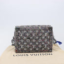 LOUIS VUITTON Monogram Felt Soft Trunk Bag Gray M58741 LV Auth 207022SAM-29