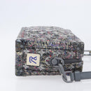 LOUIS VUITTON Monogram Felt Soft Trunk Bag Gray M58741 LV Auth 207022SAM-4