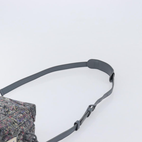 LOUIS VUITTON Monogram Felt Soft Trunk Bag Gray M58741 LV Auth 207022SAM