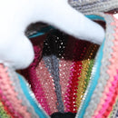 LOEWE Shoulder Bag Raffia Multicolor Silver Auth 207023SAM-22