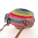LOEWE Shoulder Bag Raffia Multicolor Silver Auth 207023SAM-3