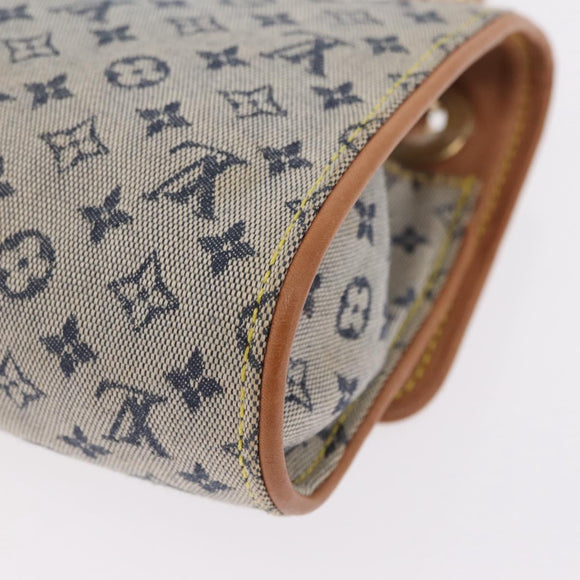 LOUIS VUITTON Monogram Mini Camille Chain Bag Blue M92002 LV Auth 207024