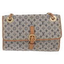 LOUIS VUITTON Monogram Mini Camille Chain Bag Blue M92002 LV Auth 207024-2