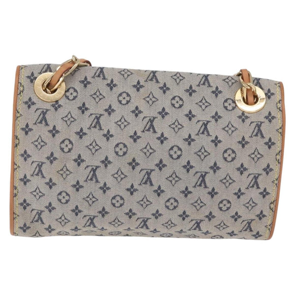 LOUIS VUITTON Monogram Mini Camille Chain Bag Blue M92002 LV Auth 207024