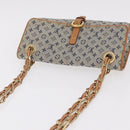 LOUIS VUITTON Monogram Mini Camille Chain Bag Blue M92002 LV Auth 207024-7