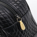 Bally Hand Bag Leather 2way Black Gold Auth 207025-10
