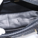 Bally Hand Bag Leather 2way Black Gold Auth 207025-19