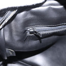 Bally Hand Bag Leather 2way Black Gold Auth 207025-22