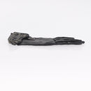Christian Dior Trotter Canvas Gloves Leather Black Auth 207028-15