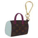 LOUIS VUITTON Monogram Porte Cles BB Key Holder Light Blue M66183 LV Auth 207029-3