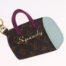 LOUIS VUITTON Monogram Porte Cles BB Key Holder Light Blue M66183 LV Auth 207029-4