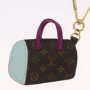 LOUIS VUITTON Monogram Porte Cles BB Key Holder Light Blue M66183 LV Auth 207029-6