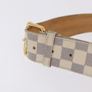 LOUIS VUITTON Damier Azur Ceinture Pochette Solo Bag M9835T LV Auth 207030A-11