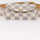 LOUIS VUITTON Damier Azur Ceinture Pochette Solo Bag M9835T LV Auth 207030A-12