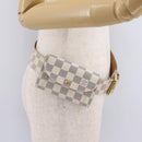 LOUIS VUITTON Damier Azur Ceinture Pochette Solo Bag M9835T LV Auth 207030A-28
