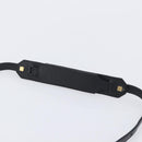 LOEWE Hand Bag Leather 2way Black Gold Auth 207031V-11
