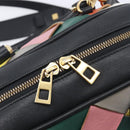 LOEWE Hand Bag Leather 2way Black Gold Auth 207031V-20