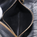 LOEWE Hand Bag Leather 2way Black Gold Auth 207031V-26
