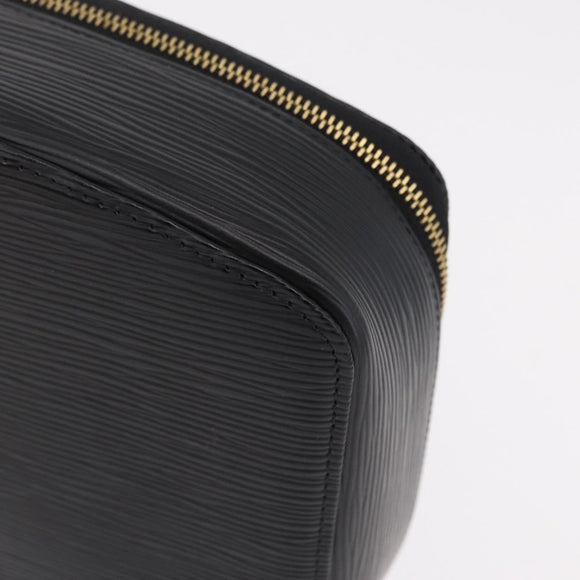 LOUIS VUITTON Epi Posh Monte Carlo Jewelry Box Black M48362 LV Auth 207034V